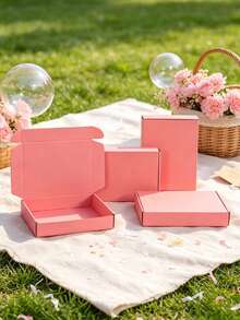 12 piezas Caja de regalo de papel, Caja de embalaje de regalo morada para fiesta - Ver 6