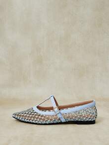 Himmelblau Leder grau Matte