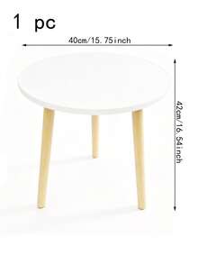 Portable Reception Table, Small Round Coffee Table, Space-Saving Stable Side Table, Very Suitable For Use In Offices, Living Rooms, Bedrooms, Decorations And Restaurants. - Multicolor - View 13