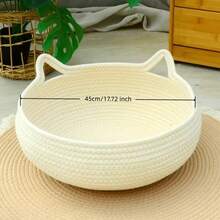 1pc Cat Nest Summer Cool Four Seasons Universal Rattan Cat Nest Cat Catch Nest Cat House Pet Nest Cat Nest - A - View 3