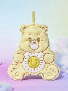 Care Bears 1pc Yellow/Purple Cartoon Bears Plush Hanging Towel, Soft Absorbent Hand Towel With Rainbow & Cloud Design, Great For Bathroom & Kitchen D R, Also A Cute Personalized Gift For Housewarming, Anniversary Or Birthday - Multicolor - View 4