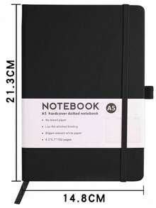 1PC X Milania Lined Notebook, A5/A6 College Ruled Thick Paper Journal Diary, Horizontal Ruled Leather Pocket Notebook , Suitable For Writing, Hardcover Notebook, Suitable For Women Men Office School Back To School - Multicolor - View 21