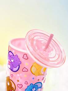 SHEIN X Care Bears 24盎司/700毫升雷射冷感平底杯 - 粉色 - 查看 2
