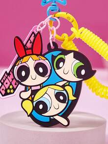 THE POWERPUFF GIRLS X POKOJA LAND Keychain, Bag Decoration, Bag Hanger Chain - Multicolor - View 4