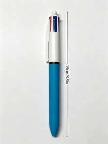 Multicolor Ballpoint Pens 1.0mm, 4-In-1 Color Pens, Retractable Cute Nurse Pens, 4 Color Pens In 1, Suitable For School, Back To School, Students, Nurses, Whiteboards, Office Supplies - blue - View 3