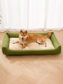 1pc Waterproof Dog Bed, UV Resistant Breathable Oxford Fabric Crate Mat, Non-Slip Removable Washable Cover, All-Season Pet Pad For Small Medium Large Dogs, Scratch Resistant Cute Design - Multicolor - View 10