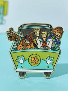 SCOOBY-DOO X POKOJA LAND 1個趣味卡通動物造型冰箱磁鐵，兩種款式可選，可愛2D設計，強磁吸附，適合居家廚房、學校、派對的可愛裝飾，也是有趣的DIY材料與兒童小禮物 - 均碼 - 查看 9