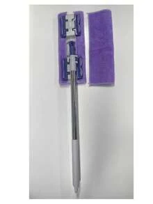 Professional Dust Mop Floor Cleaning System, Reusable Washable Microfiber Mop Pads, Adjustable Stainless Steel Handle, , Suitable For Hardwood, Laminate, Tile Floors - Multicolor - View 9