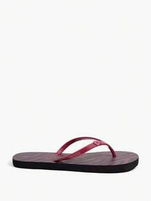 Grefit Women's Shoes Toe Heel Fold-Up Slippers, Fashionable Home PVC Fold-Up Slippers, Suitable For Summer Vacation Shoes, Suitable For Casual Beach Style - Brown 4 - View 8
