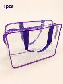 1PC Oversized/Large Children's Diaper Storage Bag Toy Storage Bag, Reusable Transparent PVC Diaper Board Game Storage, Travel Waterproof Storage Bag W - Multicolor - View 16