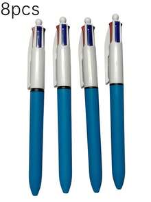 Multicolor Ballpoint Pens 1.0mm, 4-In-1 Color Pens, Retractable Cute Nurse Pens, 4 Color Pens In 1, Suitable For School, Back To School, Students, Nurses, Whiteboards, Office Supplies - blue - View 10