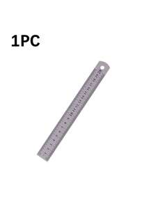 1/20pcs, Durable Metal Steel Ruler 20/30cm Thick Woodworking, Student, Used For Precise Measuring Tools, Standard Aluminum Alloy Steel Ruler - multicolor - View 10