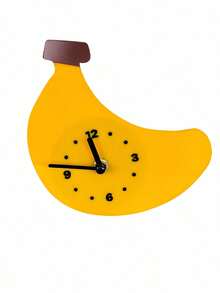 Joivida 2026 Mini Wall Clock, Cute Banana Cartoon Shaped, Punch-Free Installation, Silent Sweep Second Movement, Dual Purpose Design Support Magnetic Attachment & Wall Hanging, Made Of Acrylic Material, Simple Stylish Wall Decor Watch, Effortless To Mount - multicolor - View 17