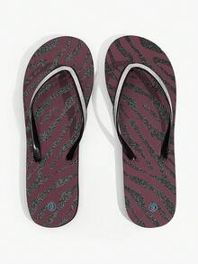 Grefit Women's Shoes Toe Heel Fold-Up Slippers, Fashionable Home PVC Fold-Up Slippers, Suitable For Summer Vacation Shoes, Suitable For Casual Beach Style - dark brown - View 2