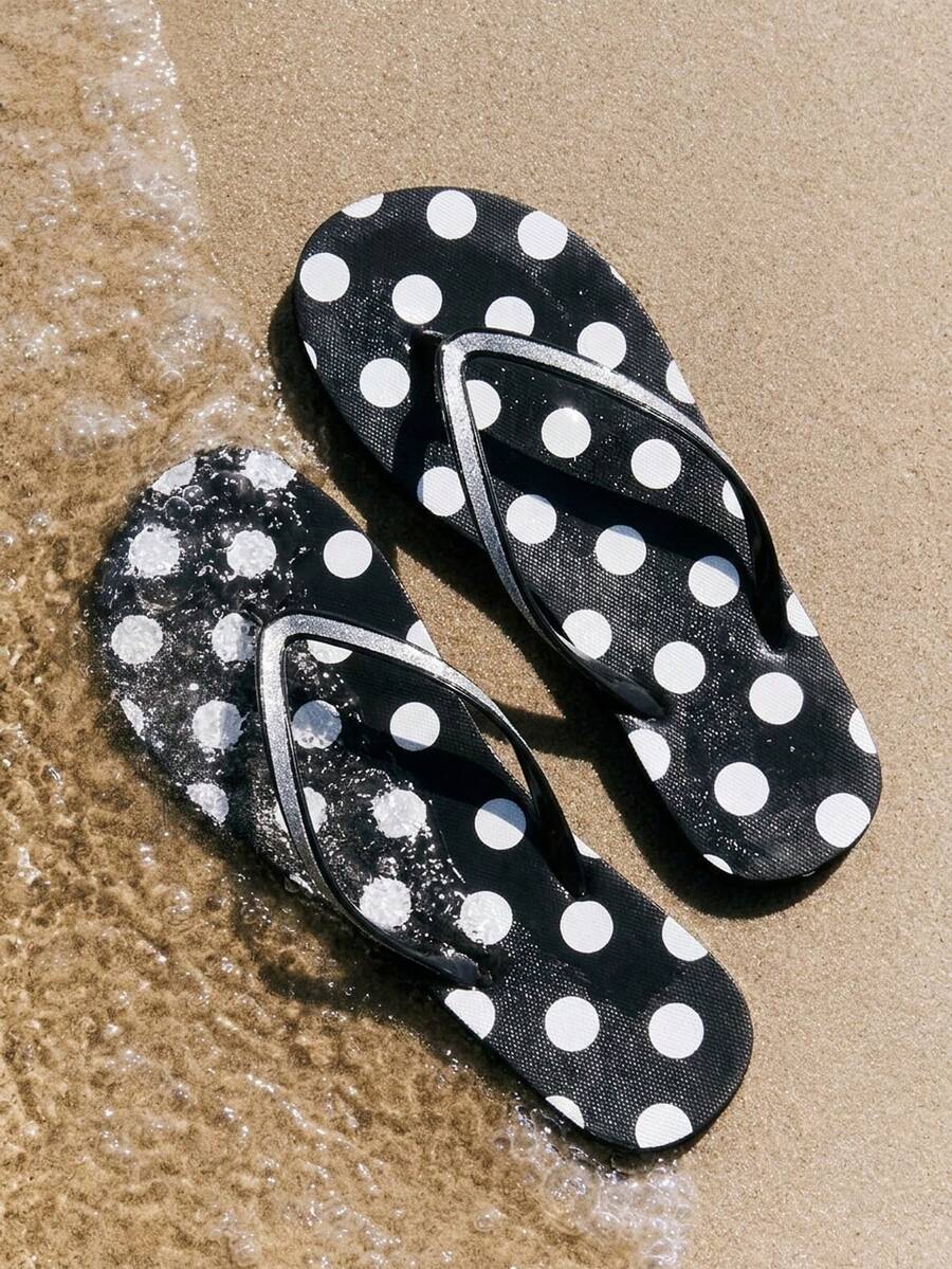 Grefit Women's Shoes Toe Heel Fold-Up Slippers, Fashionable Home PVC Fold-Up Slippers, Suitable For Summer Vacation Shoes, Suitable For Casual Beach Style - Silver 2 - View 1