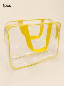 1PC Oversized/Large Children's Diaper Storage Bag Toy Storage Bag, Reusable Transparent PVC Diaper Board Game Storage, Travel Waterproof Storage Bag W - Multicolor - View 13