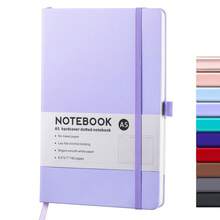 1PC X Milania Lined Notebook, A5/A6 College Ruled Thick Paper Journal Diary, Horizontal Ruled Leather Pocket Notebook , Suitable For Writing, Hardcover Notebook, Suitable For Women Men Office School Back To School - Multicolor - View 4