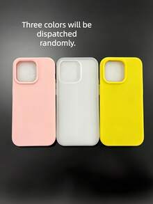 1PC Resistant Fingerprint Proof Non Slip Durable Flexible Solid Color Phone Case Cover For Home Office Travel Outdoor Daily Use Protective Accessory - Multicolor - View 6