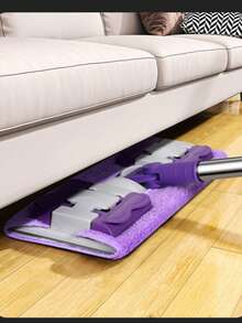 Professional Dust Mop Floor Cleaning System, Reusable Washable Microfiber Mop Pads, Adjustable Stainless Steel Handle, , Suitable For Hardwood, Laminate, Tile Floors - Multicolor - View 1
