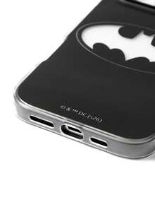 BATMAN X SHEIN 卡通圖案黑色三合一手機殼，防摔保護 11-17 系列手機殼 - 彩色 - 查看 6