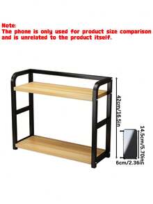 Multi Functional Kitchen Shelf, Seasoning Countertop, Seasoning Kitchen Utensils, Bottled Oil, Salt, Sauce, Vinegar Storage Rack, Multi-Layer Shelf - View 3