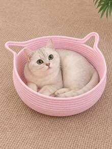 1pc Cat Nest Summer Cool Four Seasons Universal Rattan Cat Nest Cat Catch Nest Cat House Pet Nest Cat Nest - A - View 9