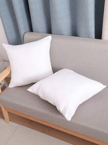 Bantalan Dalam untuk Bantal Persegi Hotel dan Pelapis Bantal; Tersedia dalam Berbagai Ukuran Termasuk 18, 20 dan 21 Inci, Ukuran Tidak Termasuk Sarung Bantal - Putih - View 2