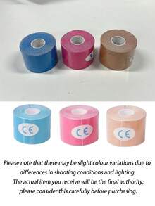 1pc Sports Elastic Tape Modern Style Self-Adhesive Knee Protection Bandage Suitable For Fitness Enthusiasts - Multicolor - View 9