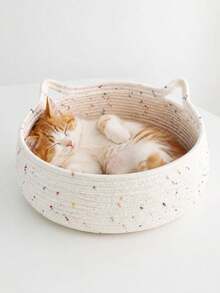 1pc Cat Nest Summer Cool Four Seasons Universal Rattan Cat Nest Cat Catch Nest Cat House Pet Nest Cat Nest - A - View 5