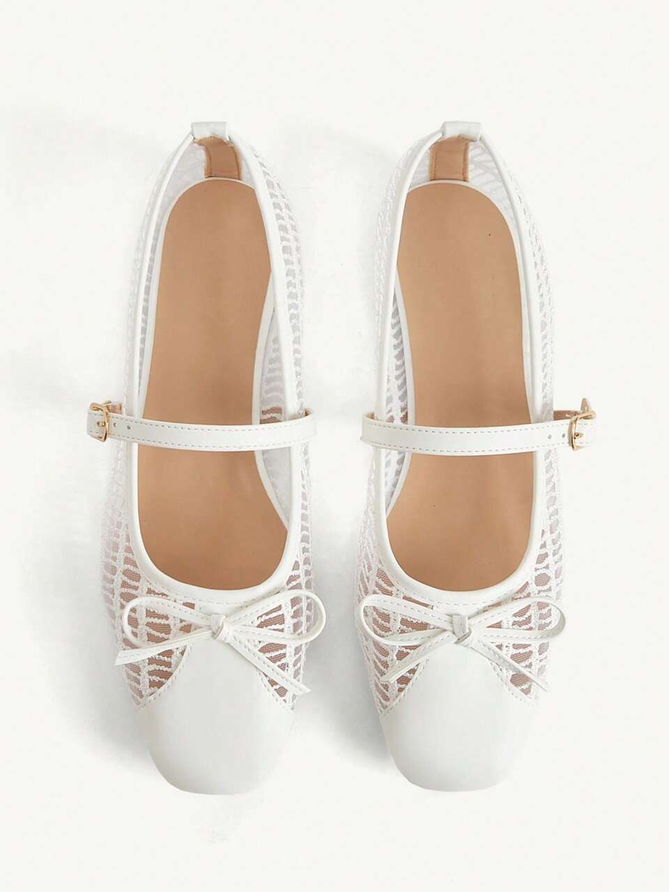 CUCCOO CHICEST Women's Shoes Spring And Summer Flat Bottom Square Toe Shoes Mary Jane Versatile Elegant And Fashionable Wear