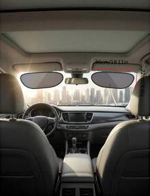 2Pcs Electrostatic Adsorption Car Sunshade Curtains, Light Blocking UV Protection Car Window Sun Shades, Clear Vision Won't Disturb Driving, Universal Fit For Windshield Side Window Sunroof Rear Window, Multi-Purpose Easy Install Auto Sun Protection - A - View 4