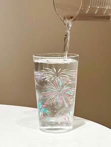Original Temperature-Activated Fireworks Design, High Borosilicate Glass, Color Shifts With Cold & Warm Water, Marked Measurements, Perfect For Daily Drinks At Home. - Multicolor - View 11