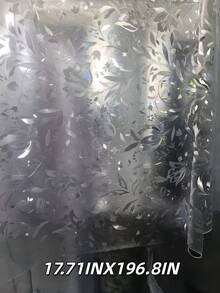 1捲彩虹鬱金香靜電吸附磨砂窗貼隱私膜裝飾玻璃貼紙隔熱租屋友善可移除居家辦公室浴室門裝飾禮物 - 彩色 - 查看 17