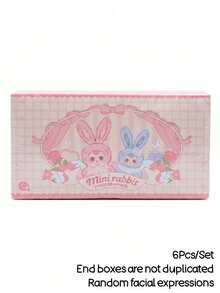 POKOJA LAND Blind Box(Non-Plush Filling),Fairy Tale Castle Rabbit Costume Blind Box Figures - 8 Total Models (6 Regular + 2 Hidden), ABS Collectible Toys With Lace Bow & Pearl Accents, Thoughtful Gift For Friends & Family, Unique Decor For Shelf/Desk Displays - Tide play blind box - View 12