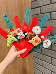 Tree-Shaped Small Figurine Plush Finished Christmas Ornament Christmas Decoration Car Ornament - Multicolor - View 2
