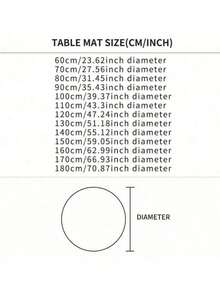 1PC High Quality Luxury Round Clear Tablecloth 100 Percent PVC Scratch Heat Resistant For Home Hotel Restaurant Coffee Table Round Clear Table Mat For Adults - White - View 13