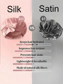Luxury Satin Embroidered Bow Sleep Cap For Women - Adjustable Silk Nighttime Hair Accessory, Headband-Style Home Sleep Aid Hat Hair Bonnet Hair Drying Towel Wrap - Multicolor - View 7