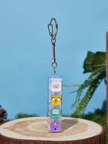 ADVENTURE TIME X Joivida 可愛卡通鋅合金吊飾，適用於鍵盤、包包、紀念品與收藏品，適合錢包與書包，理想禮物 - 彩色 - 查看 6