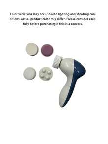 5-IN-1 Electric Facial Cleansing Brush, Spa Facial Treatment Massage For Cleansing And Blackhead Removal. - Multicolor - View 9