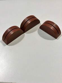 木製日曆架桌面明信片展示架底座 適用桌面相片卡相框 插槽式 鄉村風辦公桌收納裝飾 - 彩色 - 查看 7