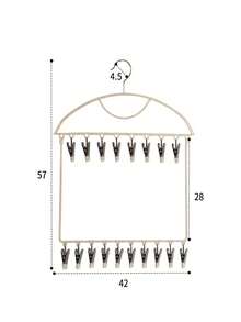 Multi-Clip Baby Drying Hanger Specially Designed For Newborn Accessories. Great For Hanging Socks, Bibs, Baby Hats And Small Infant Clothes While Air Drying. - A - View 13