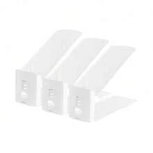 1/3/5PCS Thick Double-Layer Adjustable Shoe Rack For Home Entryway And Dorm Use - Space-Saving Shoe Cabinet Storage Organizer With Foldable Design, Multi-Tier Shelving For Comfortable Everyday Organization, Easy Accessibility - White - View 11