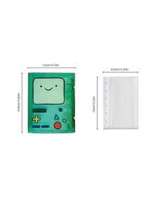 ADVENTURE TIME X Joivida Pengikat Kertas Spiral Transparan Bergambar Kartun - A7 - View 3