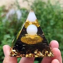 Piramida Orgonit Pohon Kehidupan Buatan Tangan, Chakra Reiki, Kristal Buatan, Yoga, Perhiasan, Ornamen, Kerajinan, Dekorasi Kantor - Beraneka warna - View 13