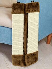 Foldable Cat Scratching Pad, Sisal Corner Scratching Board Wall Mountable To Protect Furniture, Keeps Your Cat Happier - Multicolor - View 12