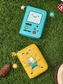 ADVENTURE TIME X POKOJA LAND Stylish, Portable, Compartmentalized, Cash-Saving, Multifunctional Storage Bag. - Multicolor - View 1
