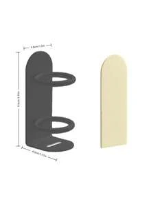 2PCS Wall Mounted Toothbrush Holder No Drill Durable Ergonomic Razor Rack Bathroom Shower Organizer Space Saving Lightweight Easy Clean For RV Camper Van Apartment Modern Decor Trending Essentials - View 2