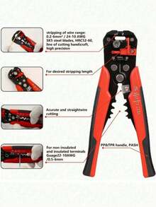 Multi Functional Automatic Wire Stripping Pliers, Suitable For Professional Electricians, With Anti Slip Ergonomic Design, Can Quickly Strip And Cut Wires. Suitable For Fields Such As Electrician, Home Appliance Repair, Home Decoration - Multicolor - View 5
