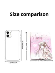 Japanese Retro Minimalist Anime Girl Die-Cut Decorative Sticker Album, Suitable For Photo Frames, Decorative Notebooks, Pencil Cases, Smartphone Stickers, Back To School Gifts - Girly Sticker Book - View 4
