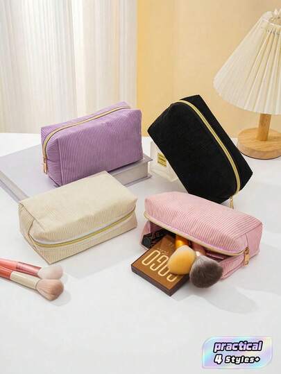 1 SET Durable Zipper Pencil Pouch Stationery Storage Pen Bag Organizer For School Office Home Daily Supplies